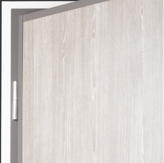 Telaio grigio 7004 con rivestimento Rovere Joplin